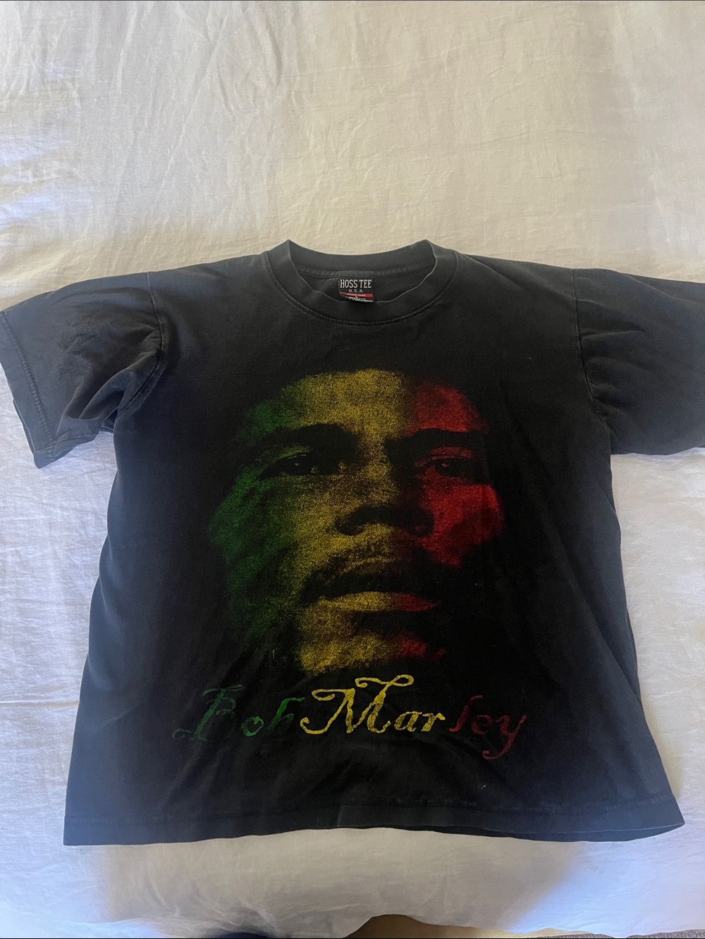 Vintage Black Bob Marley Graphic Tee